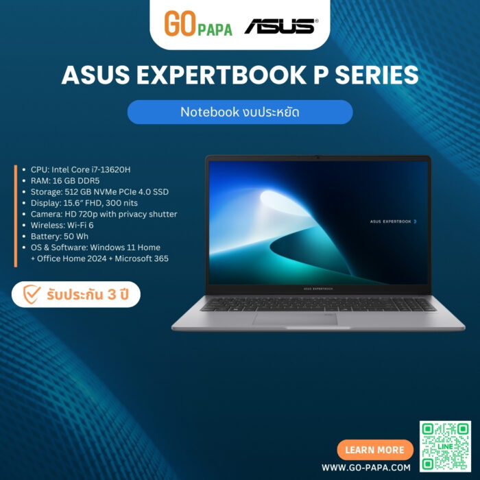 ASUS ExpertBook P Series P1503CVA-S71748WS